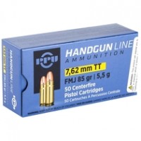 7.62x25mm Tokarev Ammo - Prvi Partizan Ammo Brass Case FMJ Prvi Partizan Brass Case FMJ Ammo