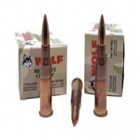 Wolf Military Classic Steel Case FMJ Ammo