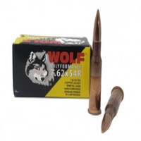 Wolf Polyformance Copper Steel Case FMJ Ammo