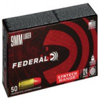 Federal Luger Total Synthetic Jacket Brass Case Ammo