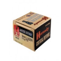 Hornady Critical Defense Luger FTX Brass Case Ammo