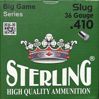 Sterling BIG GAME SERIES SLUGS FREE SHIPPING2+ Cases- Shellscase 1/4oz Ammo
