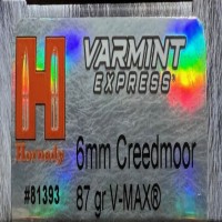 Hornady VARMINT EXPRESS Creedmoor V-MAX Ammo