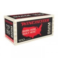 Winchester USA Luger -FN Wooden FMJ Ammo