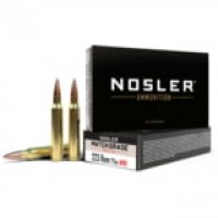 Nosler Match Grade Custom Competition Brass Cased Centerfire Ammo