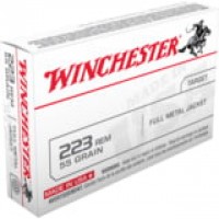 Bulk Winchester USA Brass Cased Centerfire FMJ Ammo