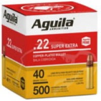 Aguila High Vel Plated LRN Ammo