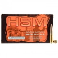 HSM Match Boat Tail BT HP Ammo