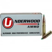 Underwood Polymer Tipped Spitzer Nickel Plated Brass Cased Ammo