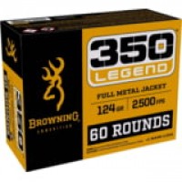 Browning Target Brass Cased Centerfire FMJ Ammo