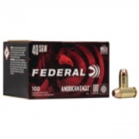 .40 S&W - Federal Premium American Eagle Indoor Range S& W Centerfire Ammo FMJ