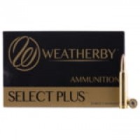 Weatherby Select Plus Spitzer Boat Tail Brass Cased Ammo