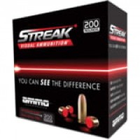 Ammo Inc STREAK Luger Tracer-Like Brass Cased Centerfire Visual TMJ Ammo