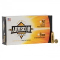 Armscor Precision Inc USA Luger Brass Cased FMJ Ammo