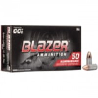 CCI Blazer Aluminum Luger Centerfire FMJ Ammo