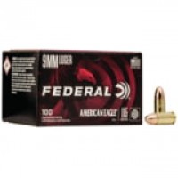 Federal Premium American Eagle Centerfire Luger FMJ Ammo