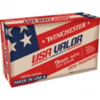 Winchester USA VALOR Brass Centerfire FMJ Ammo