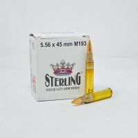 Bulk Sterling M193 STRLG556M193CASE Free Shipping With Buyers Club FMJ Ammo
