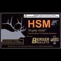HSM Trophy Gold Match Hunting Very Low Drag Weatherby Ammo