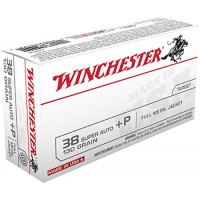Winchester USA AutoNOTREVOLVERS FMJ +P Ammo