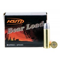HSM Bear Load Hard Lead Wide Flat Nose Gas Check Ammo