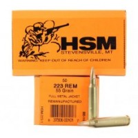 HSM Remanufactured FMJ Ammo