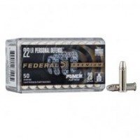 Federal Premium Personal Defense Punch Plated Flat Nose Ammo