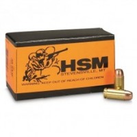 HSM Factory Blemish Plated Flat Point Remanufactured RN Ammo