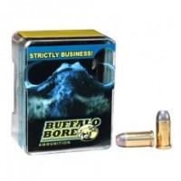 Buffalo Bore Hardcast Flat Nose +P Ammo