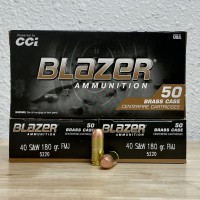 CCI Blazer Brass FMJ Ammo
