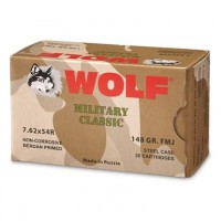 Bulk Wolf WPA Military Classic FMJ Ammo
