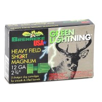 Brenneke USA Green Lightning Heavy Field Short Lead Rifled Of 1-1/4oz Ammo