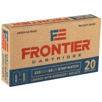 Frontier Cartridge Military Grade Hornady Boat Tail Match Brass MPN HP Ammo