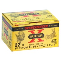Winchester Super-X High Velocity Power-Point Plated Lead Brass MPN HP Ammo