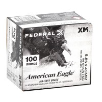 Federal American Eagle XM193 Brass MPN XM193FCBL FMJ Ammo