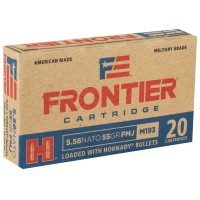 Bulk Frontier Cartridge Military Grade XM193 Hornady Of FREE SHIPPING Brass MPN Ammo