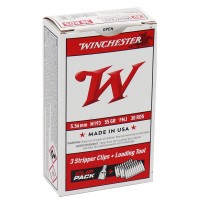 Winchester USA M193 Stripper Clips Brass MPN WM193CP FMJ Ammo