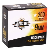 Armscor Precision Luger Rock Brass MPN FMJ Ammo