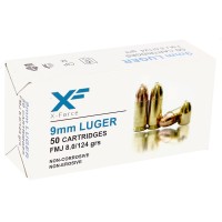 ATS X-Force Luger Brass MPN FMJ Ammo