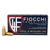 Fiocchi Shooting Dynamics Luger Subsonic Brass MPN FMJ Ammo