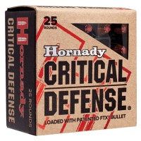 Hornady Critical Defense Flex Tip Expanding Brass MPN Ammo