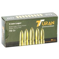 Turan Luger Brass MPN FMJ Ammo