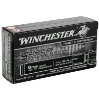 Bulk Winchester Luger Super Suppressed Of Free Shipping Brass MPN FMJ Ammo