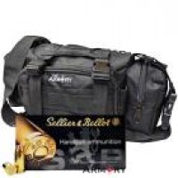 S&B In The Armory Black Range Bag FMJ Ammo