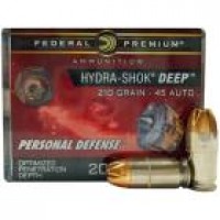 Hydra-Shok Deep Federal Ammo