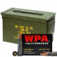 Bulk Wolf WPA Polyformance In Can FMJ Ammo