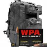 Bulk Wolf WPA Polyformance In The Armory Black Back FMJ Ammo