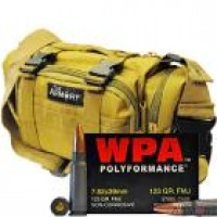 Wolf WPA Polyformance In The Armory Tan Range Bag FMJ Ammo