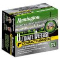 Luger BJHP Remington Ultimate Defense Ammo