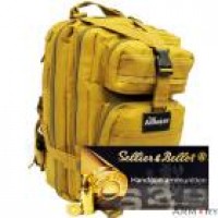 Bulk Luger Sellier & Bellot In The Armory Tan Back FMJ Ammo